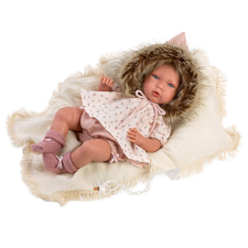 Llorens : Mimi újszülött 40cm-es síró kislány baba takaróval (74022) baba