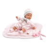 Llorens Újszülött lány baba takaróval és cumival 38cm (38938) (38938) - Llorens babák
