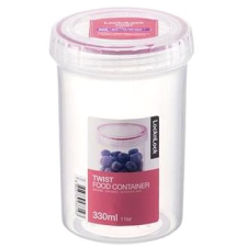 Lock&Lock LOCK L & L ÉLELMISZERTÁROLÓ DOBOZ TWIST KEREK 330 ML papírárú, csomagoló és tárolóeszköz