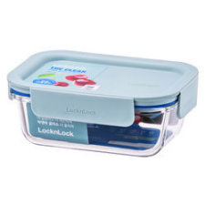LOCKnLOCK "CLEAR" téglalap, 0,38 l menta papírárú, csomagoló és tárolóeszköz