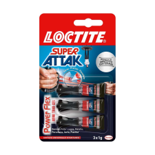 Loctite pillanatragasztó Super Attak Mini Trio gél 3 x 1 g ragasztóanyag