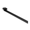  Loft törölközőtartó, 1 karos, 41cm, fekete