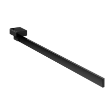 Loft törölközőtartó, 1 karos, 41cm, fekete fürdőszoba kiegészítő