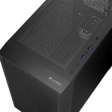 Logic DART PRO Mini Torony Számítógépház - Fekete (AM-DART-PRO-0000-10) számítógép ház