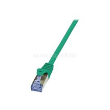LogiLink 10G S/FTP PIMF PrimeLine patch kábel CAT6A 1m (zöld) (LOGILINK_CQ3035S) kábel és adapter