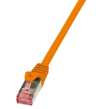 LogiLink 10G S/FTP PIMF PrimeLine patch kábel CAT6A 2m narancssárga (CQ3058S) (CQ3058S) kábel és adapter