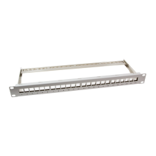 LogiLink 19" Patch panel 24 Keystone jack csatlakozóhoz, 1U, szürke egyéb hálózati eszköz
