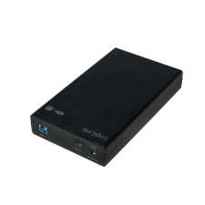 LogiLink 3,5" külső ház USB 3.0, csavarmentes, fekete asztali számítógép kellék