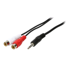 LogiLink 3.5mm stereo male -> 2 x Cinch female 5m (CA1045) (CA1045) kábel és adapter