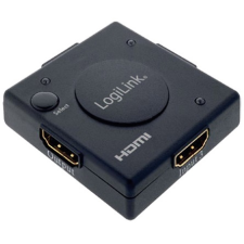 LogiLink 3 portos HDMI switch erősítővel kábel és adapter