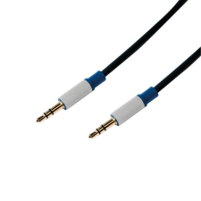 LogiLink Audio 3,5mm jack male/male cable 1,5m Black/Blue BASC15 kábel és adapter