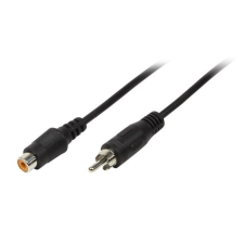 LogiLink audiokábel RCA/M - RCA/M 10m fekete (CA1033) kábel és adapter