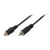 LogiLink Audiokábel, RCA/M - RCA/M, fekete, 10 m