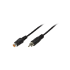 LogiLink Audiokábel, RCA/M - RCA/M, fekete, 10 m