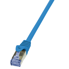 LogiLink AWG26 Patch Cable Cat.6A 10G S/FTP PIMF PrimeLine 3m Blue kábel és adapter