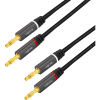 LogiLink CA1210 Banándugós audió kábel (3m) (CA1210)