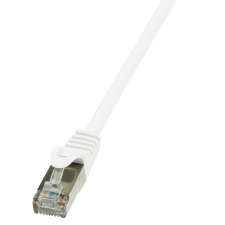 LogiLink CAT6 F/UTP Patch Cable EconLine AWG26 white 10m kábel és adapter