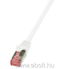 LogiLink CAT6 S/FTP Patch Cable PrimeLine AWG27 PIMF LSZH white 30m kábel és adapter