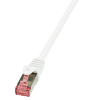 LogiLink CAT6 S/FTP Patch Cable PrimeLine AWG27 PIMF LSZH white 7,50m