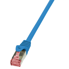 LogiLink CAT6 S/FTP Patch Kábel 0.25m - Kék kábel és adapter