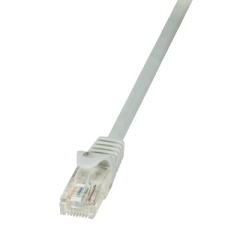 LogiLink CAT6 U/UTP Patch Cable EconLine AWG24 grey 2,00m kábel és adapter