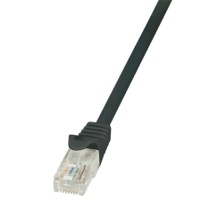 LogiLink CAT6 UTP Patch Cable AWG24 black 3,00m kábel és adapter