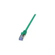 LogiLink CAT6A S-FTP Patch Cable 3m Green kábel és adapter