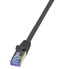 LogiLink CAT6A S/FTP Patch Cable PrimeLine AWG26 PIMF LSZH black 3,00m kábel és adapter
