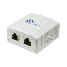 LogiLink Cat.6A aljzat 2xRJ45 fehér (NP0074) egyéb hálózati eszköz