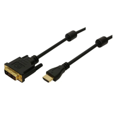 LogiLink CH0013 HDMI / DVI Cable 3m Black kábel és adapter