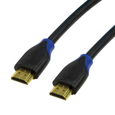 LogiLink CH0065 HDMI Nagy sebességű kábel Ethernettel 7.5m Fekete kábel és adapter