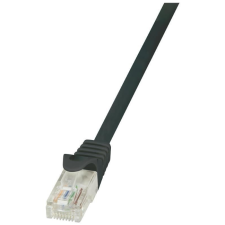 LogiLink CP2043U U/UTP CAT6 Patch kábel 1.5m - Fekete (CP2043U) kábel és adapter