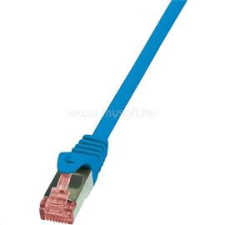 LogiLink CQ2036S 1m Cat6 S/FTP dupla árnyékolású kék patch kábel (LOGILINK_CQ2036S) kábel és adapter