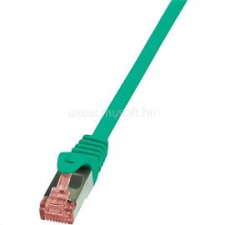 LogiLink CQ2075S 5m Cat6 S/FTP dupla árnyékolású zöld patch kábel (LOGILINK_CQ2075S) kábel és adapter