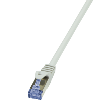 LogiLink CQ4052S S/FTP CAT6a Patch kábel 1.5m Szürke kábel és adapter