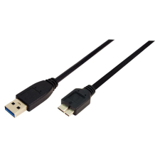 LogiLink CU0027 USB3.0 Connection A->B microUSB cable 2m Black kábel és adapter