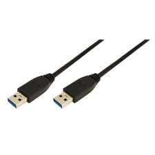 LogiLink CU0038 USB kábel 1 M USB 3.2 Gen 1 (3.1 Gen 1) USB A Fekete kábel és adapter
