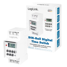 LogiLink Digitális időkapcsoló DIN-sínekhez (ET0010) egyéb hálózati eszköz