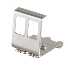 Logilink DIN-sínes adapter két RJ45 keystone modulhoz, fém egyéb hálózati eszköz