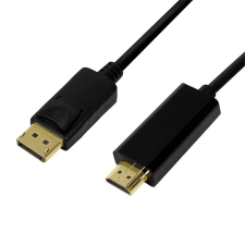 LogiLink DisplayPort 1.2 - HDMI kábel 2m (CV0127) kábel és adapter