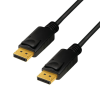 LogiLink DisplayPort Cable DP 1.4 M/M 2m Black