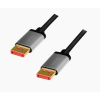 LogiLink DisplayPort kábel DP/M DP/M, 8K/60 Hz 3m alu (CDA0106) (CDA0106)