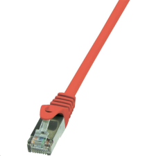 LogiLink F/UTP patch kábel Cat.5e 1m piros  (CP1034S) (CP1034S) kábel és adapter