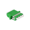 LogiLink Fiber Adapter LC Quad, 12 db, karimával, zöld