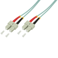 LogiLink Fiber duplex patch kábel OM3 50/125 SC-SC 3m (FP3SC03) kábel és adapter