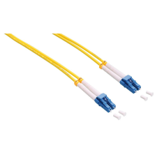 LogiLink Fiber duplex patch kábel, OS2, 9/125 , LC-LC, sárga, 5 m kábel és adapter