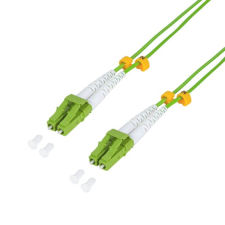 LogiLink Fiber optic duplex patch kábel zöld 2m (FP5LC02) (FP5LC02) kábel és adapter