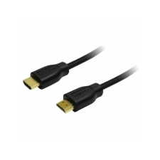 LogiLink HDMI Cable 1.4, 2x HDMI male, black, 2m asztali számítógép kellék