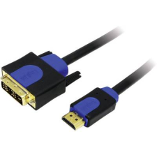 LogiLink HDMI/DVI kábel, fekete, 3 m, LogiLink CHB3103 (CHB3103) kábel és adapter