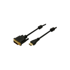 LogiLink HDMI-DVI-Kabel HDMI -> DVI Bu/St  5.00m bk (CH0015) kábel és adapter